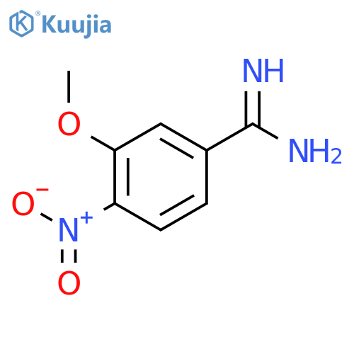 3-methoxy-4-nitrobenzene-1-carboximidamide structure