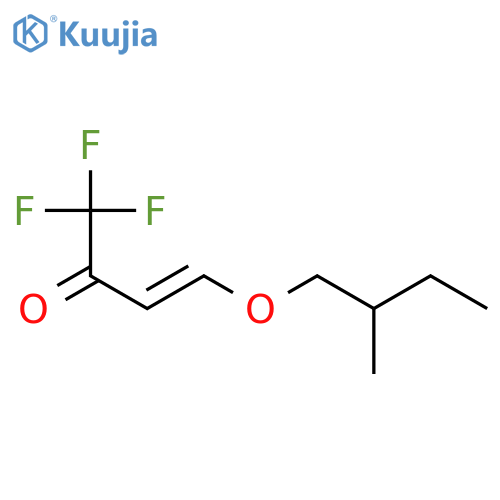 3-BUTEN-2-ONE, 1,1,1-TRIFLUORO-4-(2-METHYLBUTOXY)-, (3E)- structure