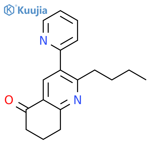 5(6H)-QUINOLINONE, 2-BUTYL-7,8-DIHYDRO-3-(2-PYRIDINYL)- structure