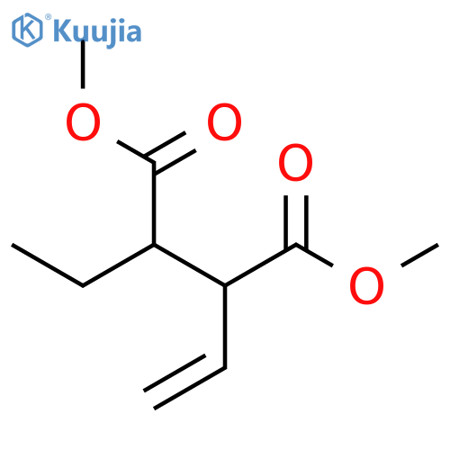 Butanedioic acid, 2-ethenyl-3-ethyl-, dimethyl ester structure