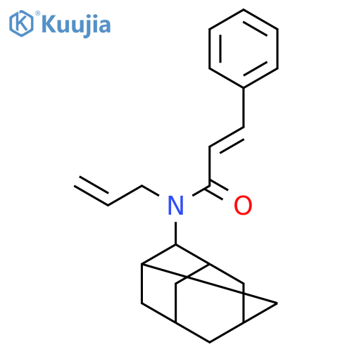 2-Propenamide, 3-phenyl-N-2-propenyl-N-tricyclo[3.3.1.13,7]dec-2-yl- structure