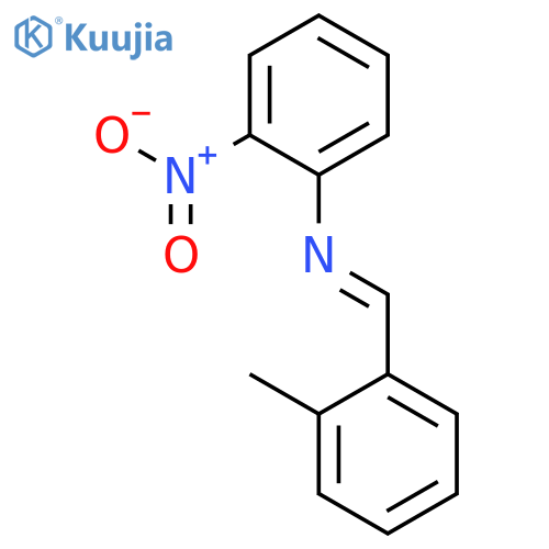 Benzenamine, N-[(2-methylphenyl)methylene]-2-nitro- structure