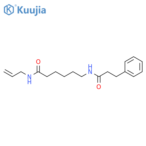 Benzenepropanamide, N-[6-oxo-6-(2-propenylamino)hexyl]- structure
