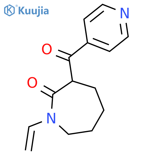 3-Isonicotinoyl-1-vinylazepan-2-one structure