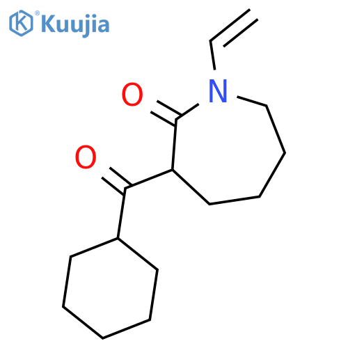 2H-AZEPIN-2-ONE, 3-(CYCLOHEXYLCARBONYL)-1-ETHENYLHEXAHYDRO- structure