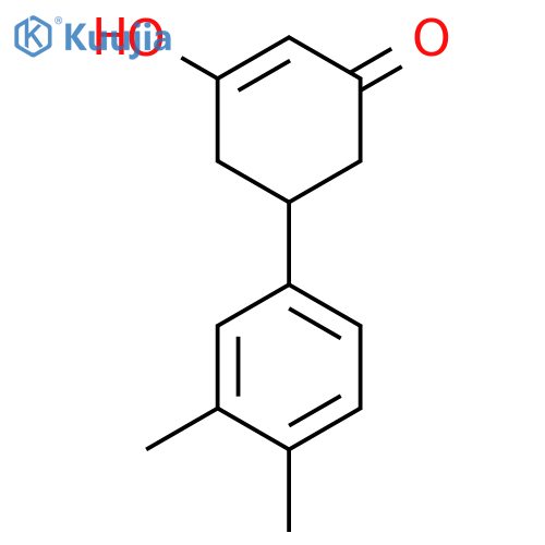 2-Cyclohexen-1-one, 5-(3,4-dimethylphenyl)-3-hydroxy- structure