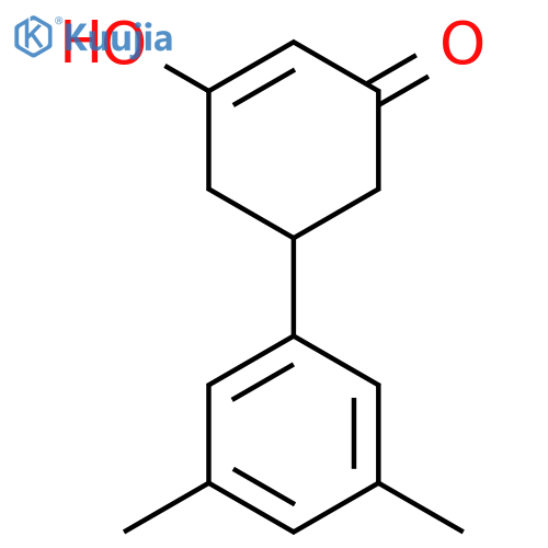 2-Cyclohexen-1-one, 5-(3,5-dimethylphenyl)-3-hydroxy- structure