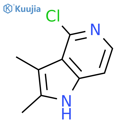 4-chloro-2,3-dimethyl-1H-pyrrolo[3,2-c]pyridine structure