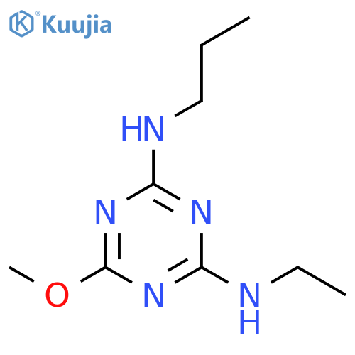 1,3,5-Triazine-2,4-diamine, N-ethyl-6-methoxy-N'-propyl- structure