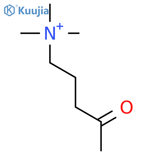 Trimethyl(4-oxopentyl)ammonium structure