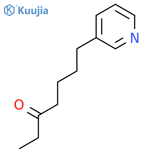 3-Heptanone, 7-(3-pyridinyl)- structure