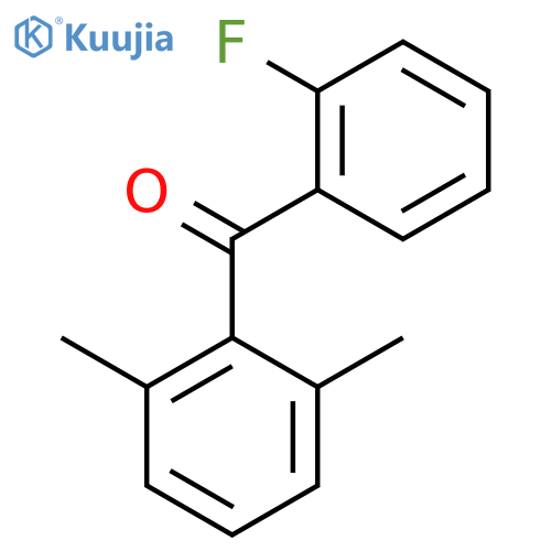 Methanone, (2,6-dimethylphenyl)(2-fluorophenyl)- structure
