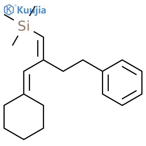 SILANE, [(1E)-2-(CYCLOHEXYLIDENEMETHYL)-4-PHENYL-1-BUTENYL]TRIMETHYL- structure