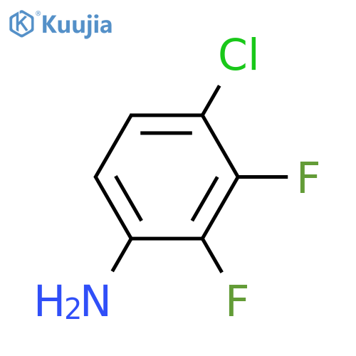 4-Chloro-2,3-difluoroaniline structure