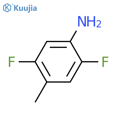 2,5-Difluoro-4-methylaniline structure