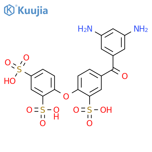 1,3-BENZENEDISULFONIC ACID, 4-[4-(3,5-DIAMINOBENZOYL)-2-SULFOPHENOXY]- structure