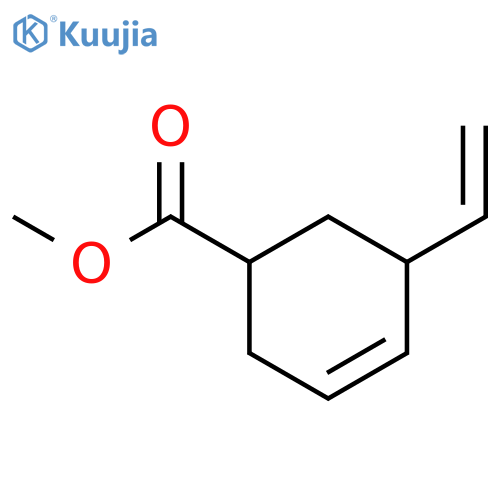 3-Cyclohexene-1-carboxylic acid, 5-ethenyl-, methyl ester, cis- structure