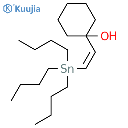 CYCLOHEXANOL, 1-[(1Z)-2-(TRIBUTYLSTANNYL)ETHENYL]- structure