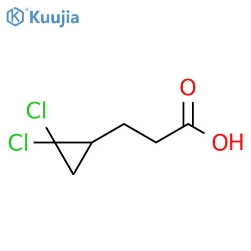 3-(2,2-dichlorocyclopropyl)propanoic acid structure