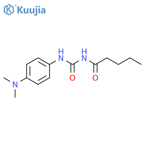 Pentanamide, N-[[[4-(dimethylamino)phenyl]amino]carbonyl]- structure