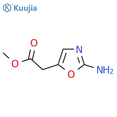 Methyl (2-amino-1,3-oxazol-5-YL)acetate structure