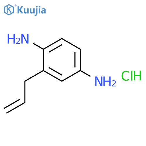 1,4-BENZENEDIAMINE, 2-(2-PROPENYL)-, HYDROCHLORIDE structure