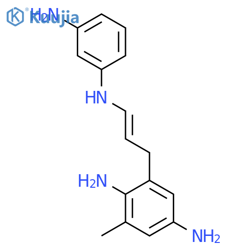 1,3-Benzenediamine, N-[3-(2,5-diamino-3-methylphenyl)-1-propenyl]- structure