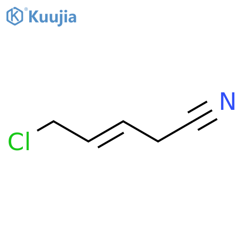 (3E)-5-chloropent-3-enenitrile structure