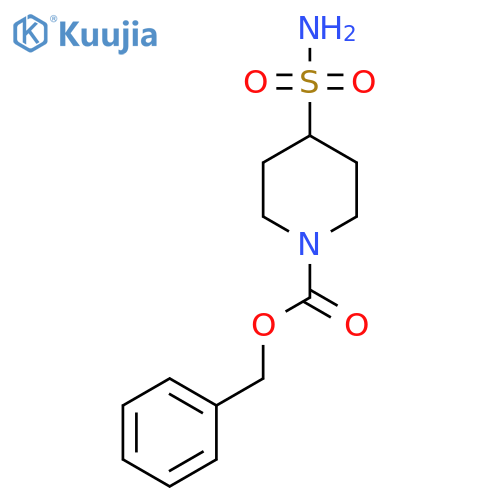 benzyl 4-sulfamoylpiperidine-1-carboxylate structure
