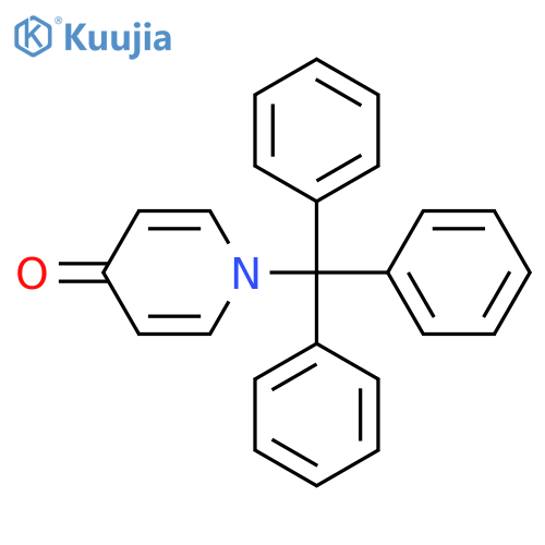 4(1H)-Pyridinone, 1-(triphenylmethyl)- structure
