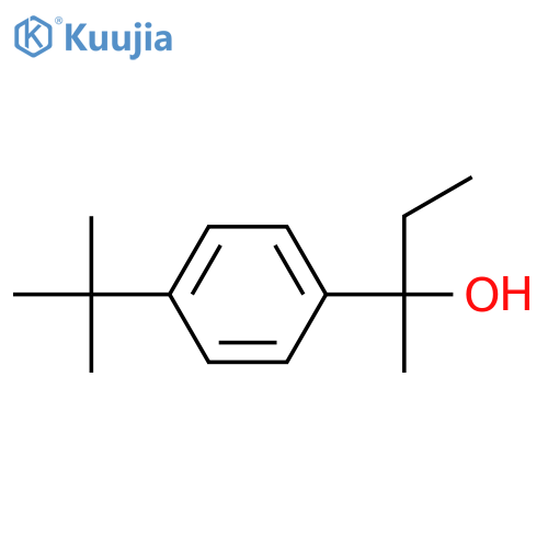 2-(4-tert-butylphenyl)butan-2-ol structure