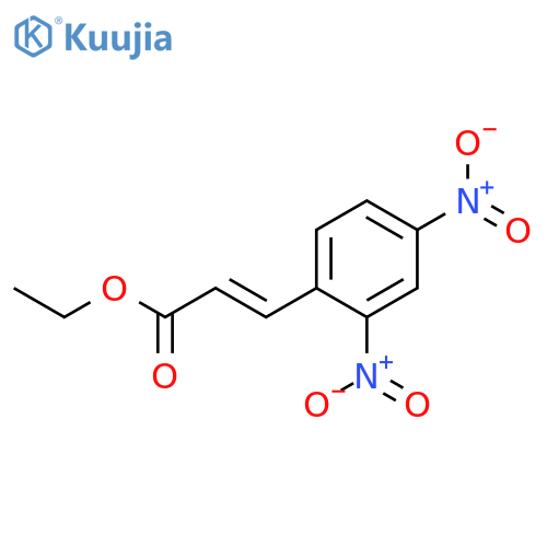 2-PROPENOIC ACID, 3-(2,4-DINITROPHENYL)-, ETHYL ESTER structure