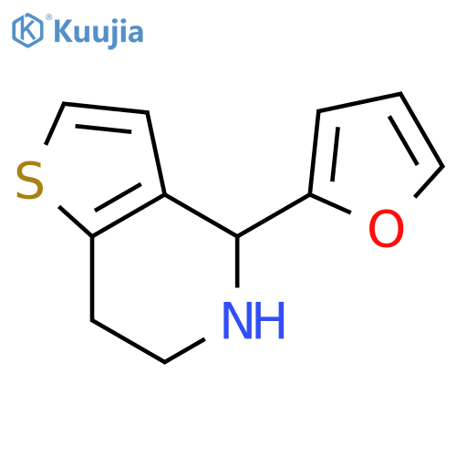 4-Furan-2-yl-4,5,6,7-tetrahydro-thieno3,2-cpyridine structure