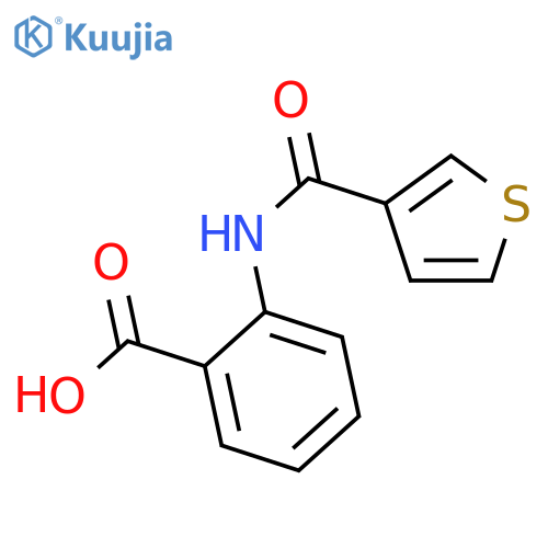 2-(Thiophene-3-amido)benzoic Acid structure