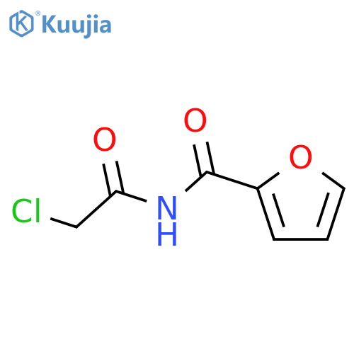 N-(2-chloroacetyl)furan-2-carboxamide structure