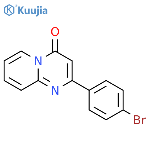 4H-PYRIDO[1,2-A]PYRIMIDIN-4-ONE, 2-(4-BROMOPHENYL)- structure