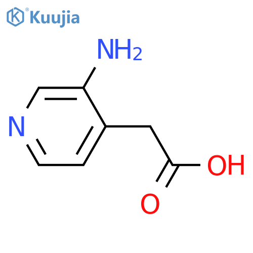 2-(3-aminopyridin-4-yl)acetic acid structure