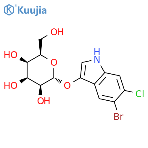 (2R,3S,4S,5R,6R)-2-[(5-bromo-6-chloro-1H-indol-3-yl)oxy]-6-(hydroxymethyl)oxane-3,4,5-triol structure