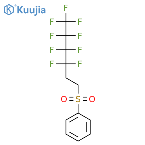 Benzene, [(3,3,4,4,5,5,6,6,6-nonafluorohexyl)sulfonyl]- structure