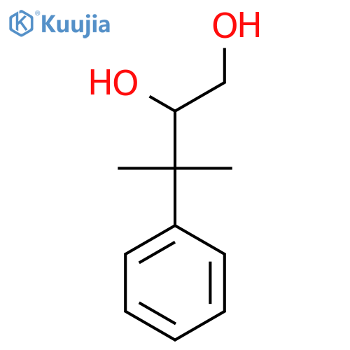 3-methyl-3-phenylbutane-1,2-diol structure