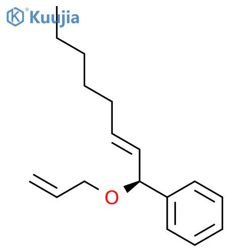 Benzene, [(1S,2E)-1-(2-propenyloxy)-2-octenyl]- structure