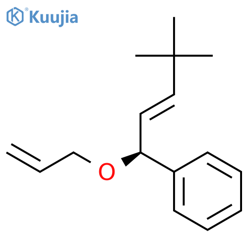 BENZENE, [(1S,2E)-4,4-DIMETHYL-1-(2-PROPENYLOXY)-2-PENTENYL]- structure