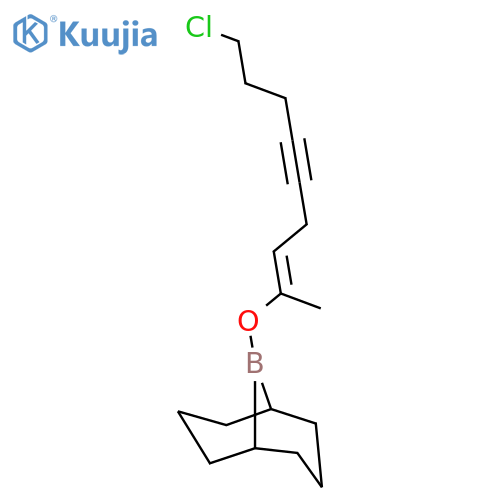 9-BORABICYCLO[3.3.1]NONANE, 9-[(8-CHLORO-1-METHYL-1-OCTEN-4-YNYL)OXY]- structure