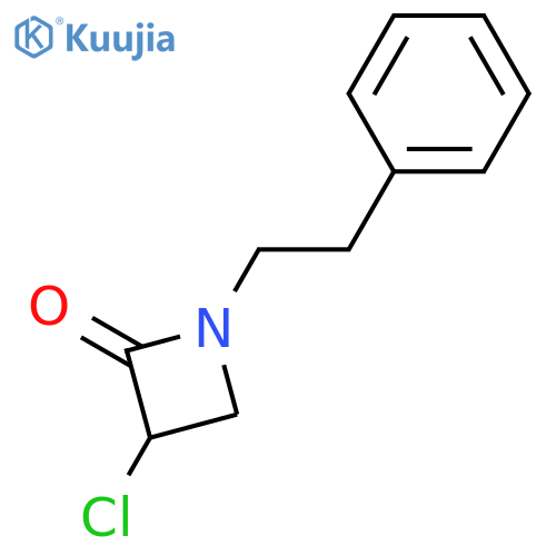 3-CHLORO-1-(2-PHENYLETHYL)AZETIDIN-2-ONE structure