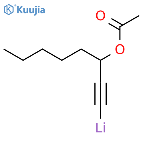 LITHIUM, [3-(ACETYLOXY)-1-OCTYNYL]- structure