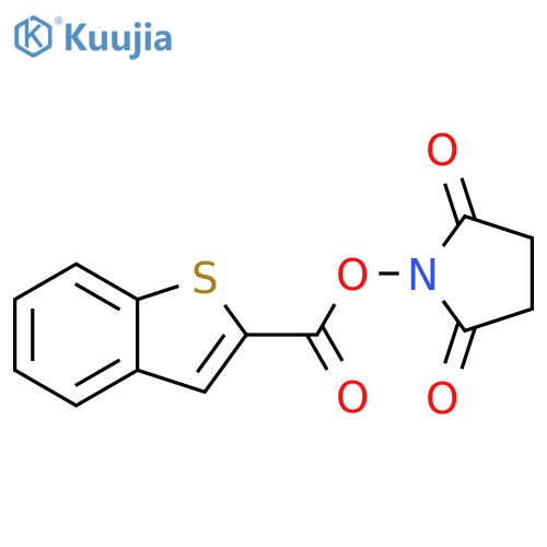 2,5-Pyrrolidinedione, 1-[(benzo[b]thien-2-ylcarbonyl)oxy]- structure