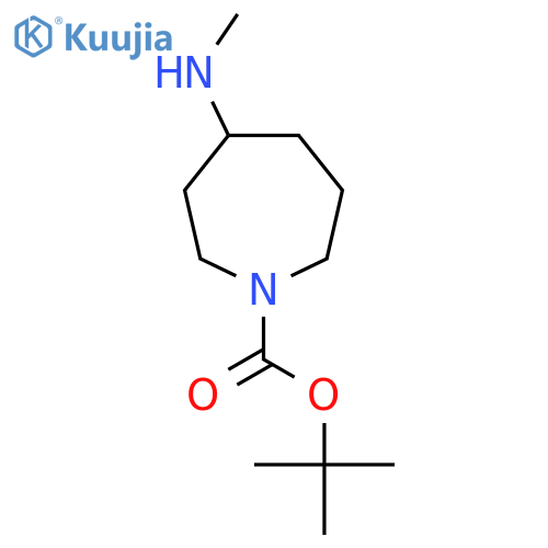 Tert-butyl 4-(methylamino)azepane-1-carboxylate structure