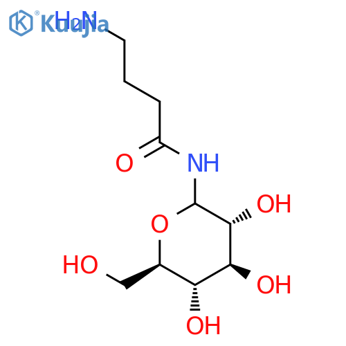 BUTANAMIDE, 4-AMINO-N-D-GLUCOPYRANOSYL- structure