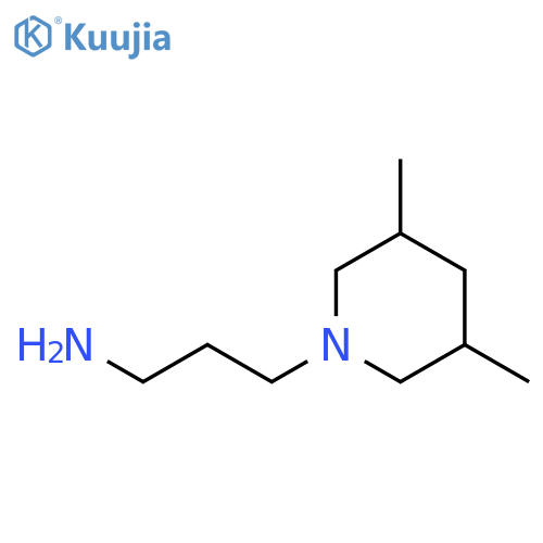 3-(3,5-Dimethylpiperidin-1-yl)propan-1-amine structure