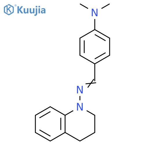 1(2H)-Quinolinamine, N-[[4-(dimethylamino)phenyl]methylene]-3,4-dihydro- structure